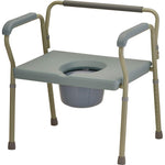 NOVA - 8582 Heavy Duty Bariatric Commode with Extra Wide Seat