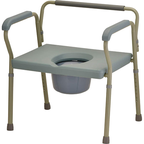 NOVA - 8582 Heavy Duty Bariatric Commode with Extra Wide Seat