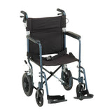 NOVA - 330R 20″ inch Transport Chair with 12″ Rear Wheels