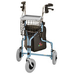 NOVA - 4900DB TRAVELER 3 WHEEL ROLLING WALKER / BASKET