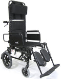 KARMAN - KM5000F22W-TP RECLINING TRANSPORT CHAIR