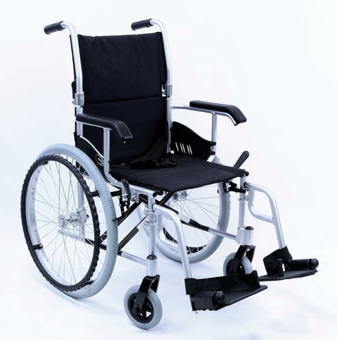 KARMAN - LT-980-SI-E - LIGHT WHEELCHAIR - SILVER