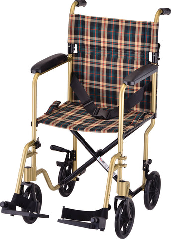 NOVA - 329CP TRANSPRT CHAIR 19" LTWT CHPGNE