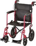 NOVA - 330R 20″ inch Transport Chair with 12″ Rear Wheels