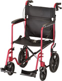 NOVA - 330R 20″ inch Transport Chair with 12″ Rear Wheels