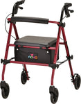 NOVA - 4205RD - JOURNEY ROLLING WALKER  RED