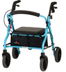 NOVA - 4218DB ZOOM 18 ROLLING WALKER SKYBLUE