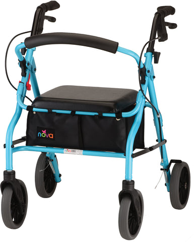 NOVA - 4220DB ZOOM 20 ROLLING WALKER SKYBLUE