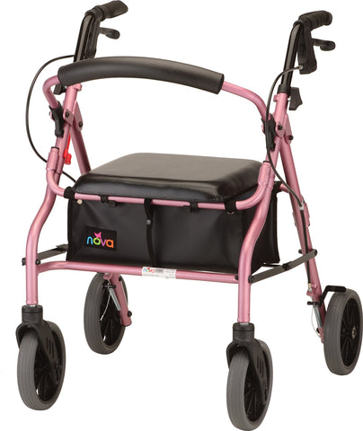 NOVA - 4220PK ZOOM 20 ROLLING WALKER PINK