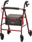 NOVA - 4235RD VIBE 6S ROLL WALKER STEEL RED