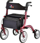 NOVA - 4328R EXPRESS ROLLATOR RED