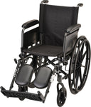 NOVA - 7180L 18″ Lightweight Wheelchair w/ Desk Arms & Footrests