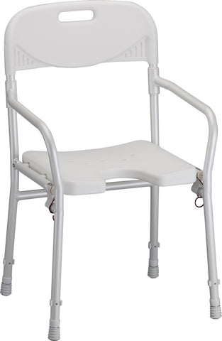 NOVA - 9400 FOLDABE SHOWER CHAIR W/ BACK