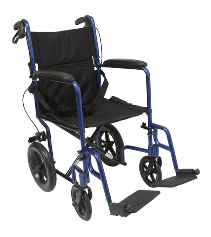 KARM - LT-1000HB-BL  TRANSPORT CHAIR - BLUE