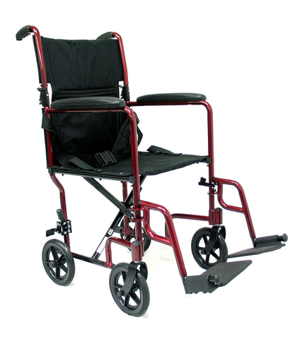 KARAMN - LT-2017-BD  - BURGANDY TRANSPORT CHAIR