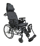 KARMAN - MVP502-16 RECLINING WHEELCHAIR - BLACK