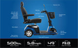 Pride - Maxima 3 Wheel W/ Power Elevating Seat (SC901-PES)